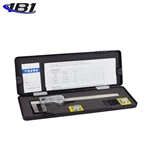 Flat head external groove digital caliper