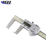 Flat head external groove digital caliper