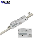 Digital caliper with flat head and groove