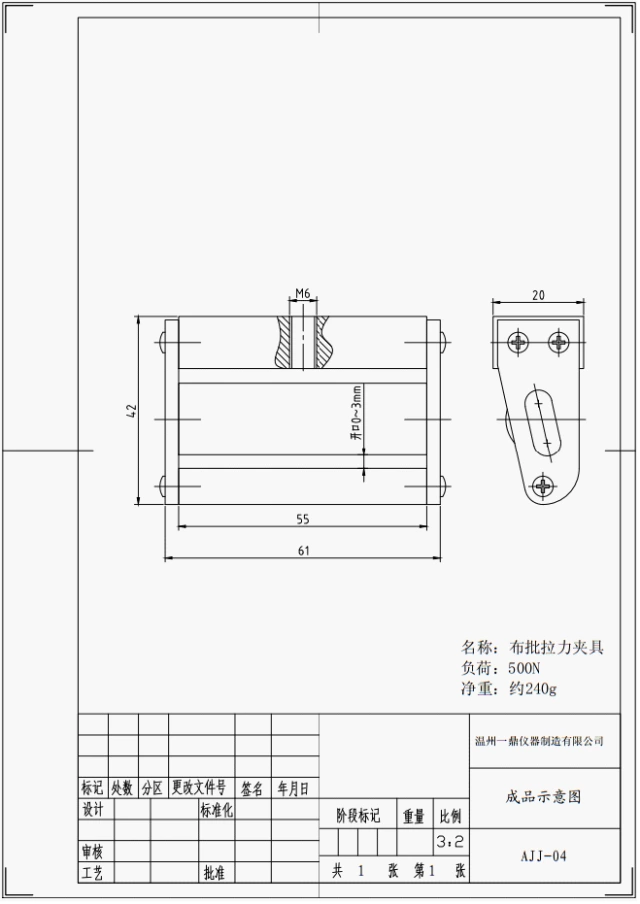 Cloth batch tension fixture
