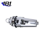Three-jaw flat buckle clamp