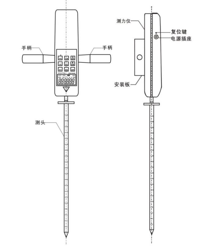 DYD-2 Digital Soil Hardness Tester